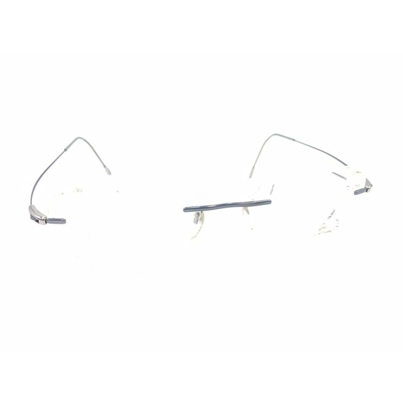 Silhouette 7553 40 6054 Titanium Blue Rimless Eyeglasses Frames 52-19 140 - Picture 1 of 12